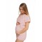 Піжамні шорти для вагітних і годуючих Рита Рожеві